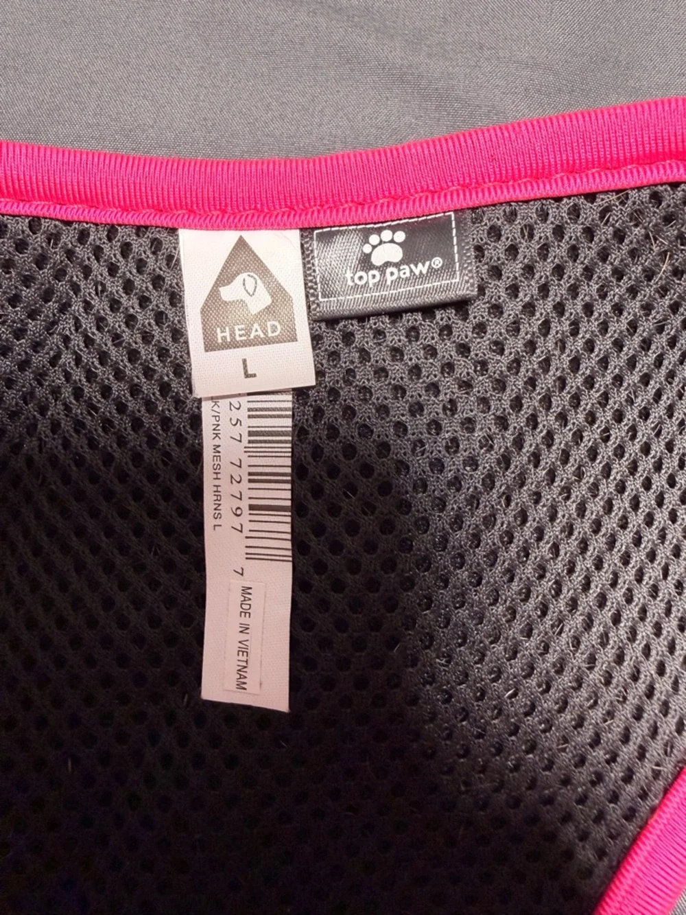 Mesh Dog Harness, Yellow Travel Bowl, Retractable leash and pink sweater